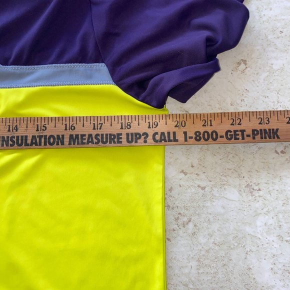 Adidas Clima Women Hooded Dry Fit Running Hoodie Yellow Purple Active Outdoor - Picture 7 of 9